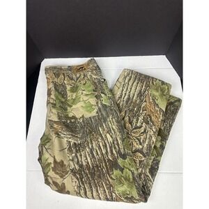 Vintage Duxbak Camo Pants Mens 40x30 Realtree Lined Relaxed Straight Made In USA